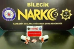Bilecik’te uyuşturucu operasyonuna 2 gözaltı