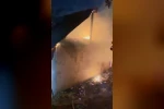 Bingöl’de arazi yangını eve sıçradı 