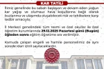 Bingöl’de eğitime 1 gün ara verildi 