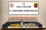Bolu'da kaçak içki operasyonu: Piyasa değeri 42 bin lira