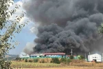 Bolu’da geri dönüşüm tesisinde yangın