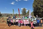 Bozkır’da minik öğrencilerden fidan dikme etkinliği