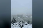 Burdur’un yüksek kesimlerine kar yağdı 