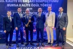 Bursa Kalite Büyük Ödülü’nü aldılar 