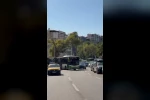 Bursa’da düğün konvoyunun önünü bu sefer otobüs kesti 