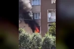Bursa’da ev alevlere teslim oldu