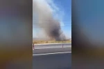 Büyükçekmece’de geniş alanda ot yangını 