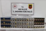 Çaldıran’da bin 230 paket kaçak sigara ele geçirildi