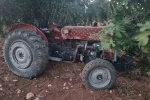 Çalınan traktör 13 gün sonra zeytinlikte bulundu 
