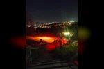 Çalışma sırasında doğal gaz hattı zarar gördü, operatör bayıldı 