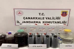 Çanakkale’de kaçak alkol operasyonu 