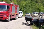Çan’da takla atan otomobilin sürücüsü hayatını kaybetti 