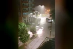 Çarşamba ilçesinde sağanak etkili oldu