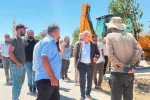 Çermikte kırsal mahalle yollarında çalışmalar sürüyor 