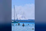 Çeşme’de çöplükte çıkan yangın makilik alana sıçradı 