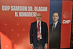 CHP Samsun İl Başkanlığına Mehmet Özdağ tekrar seçildi 
