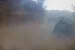 Çine’deki yangın bölgesinde korkutan kaza: Cip uçuruma böyle yuvarlandı
