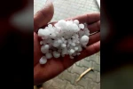Çorum’da dolu yağışı etkili oldu 