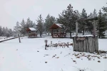 Çorum’un yüksek kesimleri beyaza büründü 