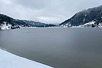 Çubuk gölü buz tuttu 