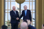 Cumhurbaşkanı Erdoğan, Avusturya Şansölyesi Christian Stocker’i törenle karşıladı