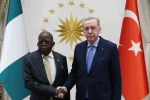 Cumhurbaşkanı Erdoğan, Nijerya Cumhurbaşkanı Tinubu ve beraberindeki heyetle bir araya geldi