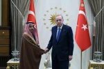 Cumhurbaşkanı Erdoğan, Suudi Arabistan Dışişleri Bakanı Ferhan’ı kabul etti 