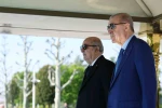 Cumhurbaşkanı Erdoğan: "Türkiye ve Cezayir olarak bölgemizin barış ve güvenliğini çok ciddi şekilde tehdit eden şiddet sarmalının sona erdirilmesinde ortak tutuma sahibiz" 