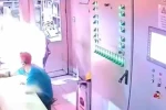 Demir çelik fabrikasındaki patlama anı kamerada 