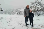 Denizli’nin yüksek kesimleri mayıs ayında beyaz gelinliğini giydi 
