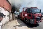Depoda çıkan yangın korkuttu