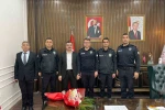 Dicle Kaymakamı Atış, Polis Haftasında emniyet personelini makamında ağırladı 