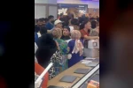 Diyarbakır’da mağaza açılışında izdiham