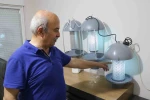 Domates güvesi, mantar sineği ve elma iç kurduna ışık tuzağı 