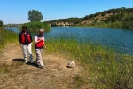 Dumlupınar Kızılca Göleti’nde su ürünleri denetimi