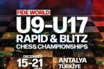 Dünya Hızlı ve Yıldırım Satranç Şampiyonası Türkiye’de 