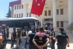Durak başkanı cinayetinde yakalanan 18 kişi adliyeye sevk edildi