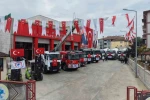 Düzce Belediyesi’ne 12 araçlık takviye 