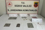 Düzce’de tarihi eser operasyonu 196 sikke ele geçirildi