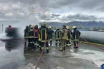 EBYÜ öğrencilerine uygulamalı itfaiyecilik eğitimi 