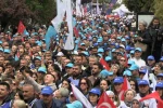 Edirne’de 1 Mayıs’ta meydanlar doldu, kalabalık alana sığmadı 