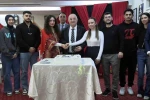 Edirne’de evlilik kredisinden faydalanan çiftler için temsili kına gecesi 