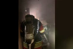 Edremit’te korkutan ev yangını 