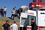 Elazığ’da tren kamyonete çarptı: 1 yaralı
