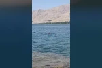 Elazığ’dan Malatya’ya yüzerek geçti 