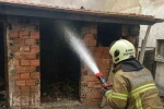 Emet’te kazan dairesi yangını 