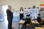 Emirdağ İlçe Milli Eğitim Müdürü, köy okullarını ziyaret etti