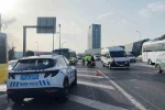 Emniyet şeridini yol gibi kullandılar, cezadan kaçamadılar 