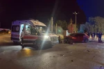 Erzincan’da iki aracın çarpıştığı kazada 2 kişi yaralandı 