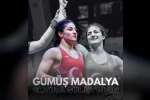 Erzincanlı güreşçi Elvira Süleyman Avrupa ikincisi oldu 